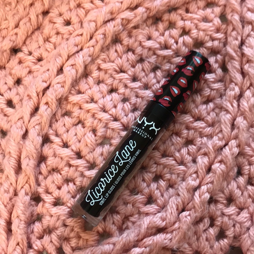 NYX black lip gloss